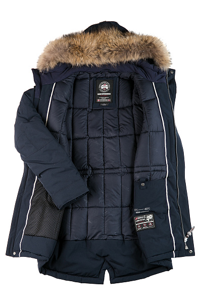 Мужская зимняя Парка High Experience Темно-синий, 6980334