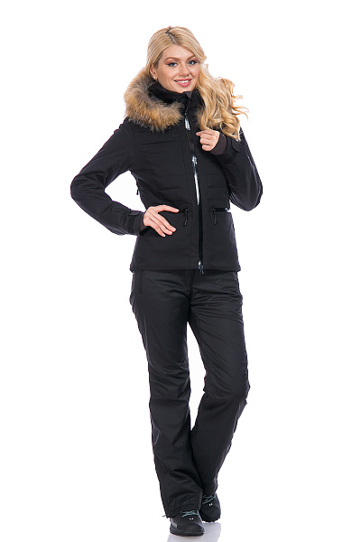 Женская горнолыжная Куртка Running River Черный, 827882