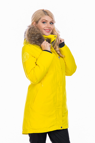Женская зимняя Парка Running River Желтый, 827884