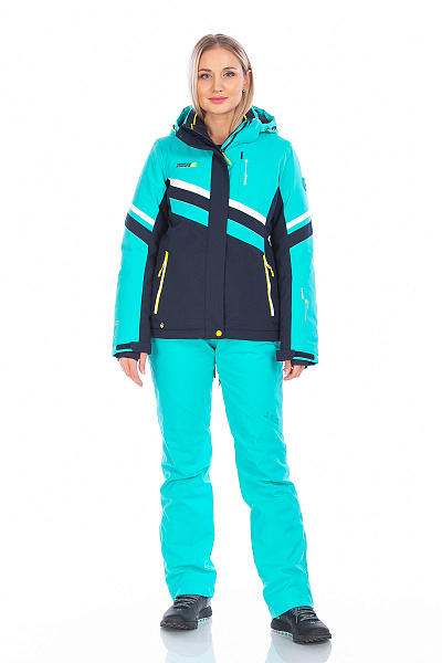 Женский горнолыжный Костюм High Experience Бирюзовый, 6980402K1