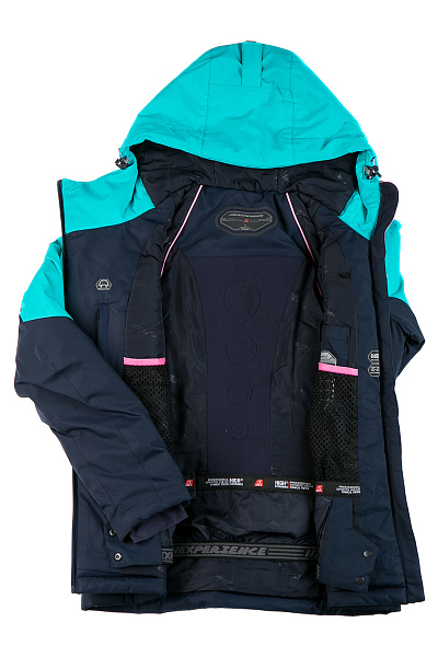 Женская горнолыжная Куртка High Experience Бирюзовый, 6980316