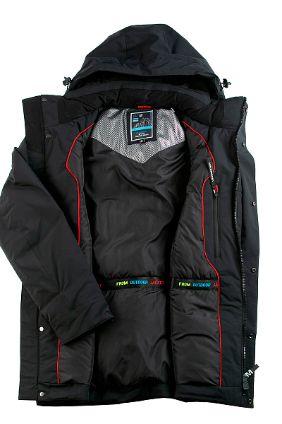 Мужская зимняя Парка WHS Черный, 8783355