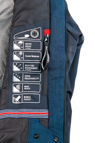 Мужская горнолыжная Куртка WHS Темно-синий, 8783307