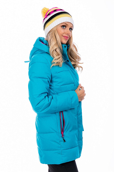 Женский зимний Пуховик WHS Голубой, 8783150