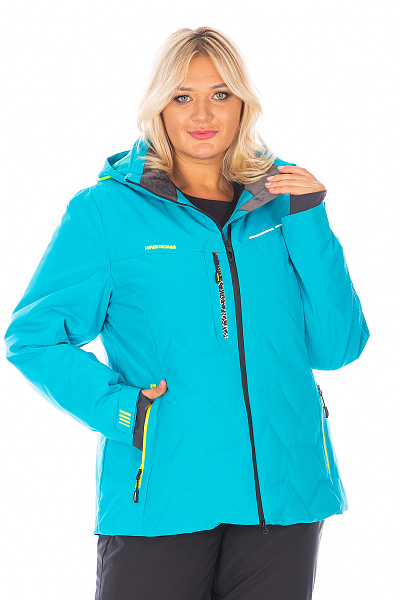 Женская горнолыжная Куртка WHS Бирюзовый, 8783341