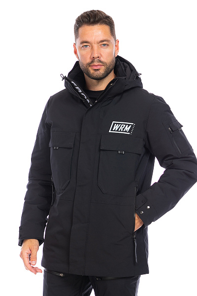 Мужская зимняя Парка WHS Черный, 8783355