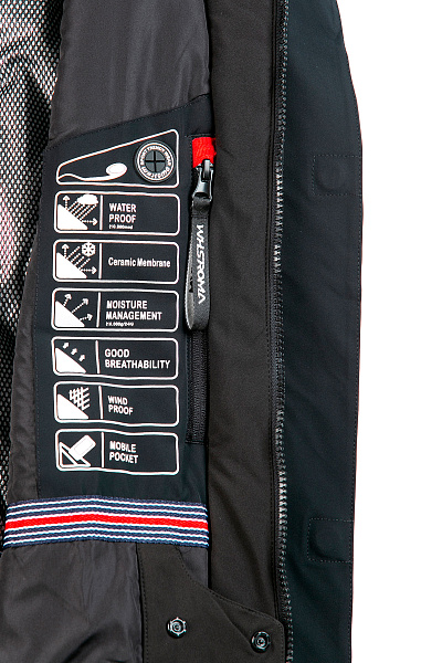 Мужская горнолыжная Куртка WHS Черный, 8783329