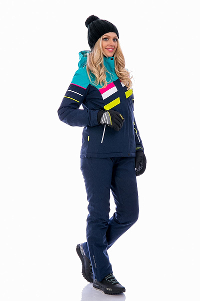 Женский горнолыжный Костюм High Experience Бирюзовый, 6980278K1