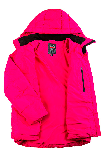 Женский зимний Пуховик Lafor Малиновый, 76702