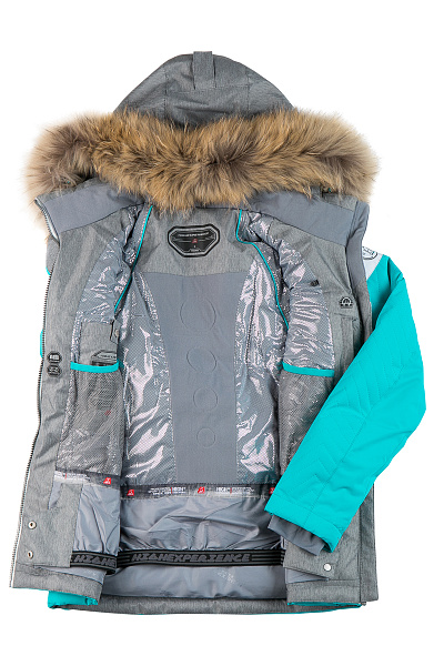 Женский горнолыжный Костюм High Experience Бирюзовый, 6980309K2
