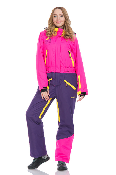Женский горнолыжный Комбинезон High Experience Малиновый, 6980373