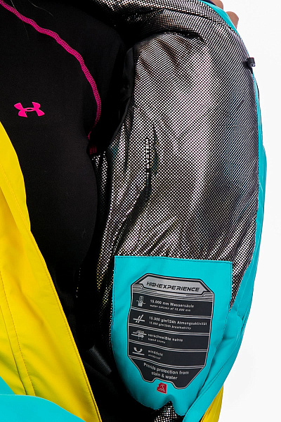 Женский горнолыжный Комбинезон High Experience Бирюзовый, 6980247