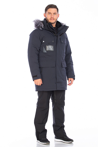 Парка WHS Темно-синий, 8783502