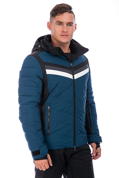 Мужской горнолыжный Пуховик WHS Бирюзовый, 8783137