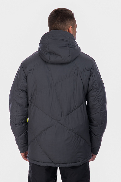Мужской горнолыжный Пуховик Running River Серый, 827872