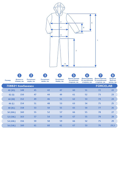 Комбинезон Forcelab Мультицвет, 706631