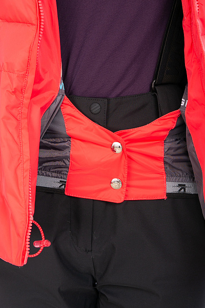 Женский горнолыжный Пуховик Running River Коралловый, 827866