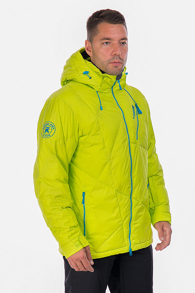 Мужской горнолыжный Пуховик Running River Желтый, 827872