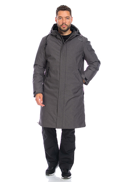 Мужская зимняя Парка WHS Темно-серый, 8783337
