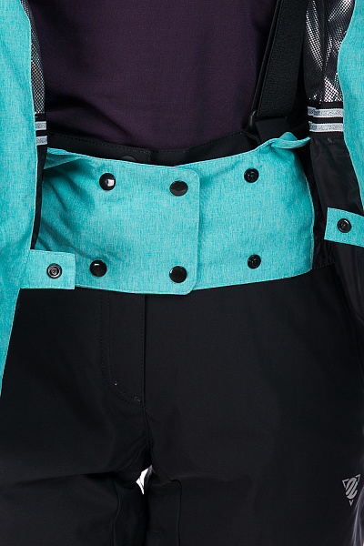 Женский горнолыжный Пуховик WHS Бирюзовый, 8783194