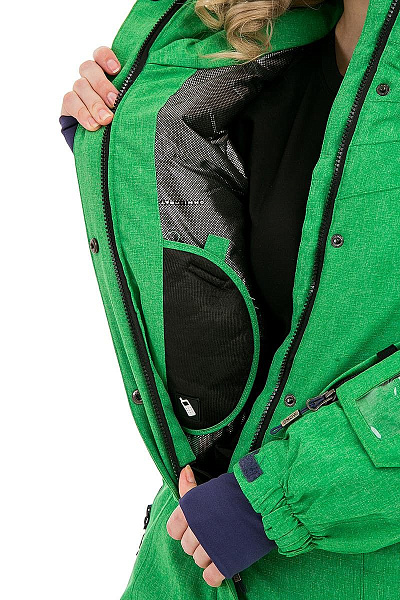 Женский горнолыжный Комбинезон Snow Headquarter Зеленый, 838111