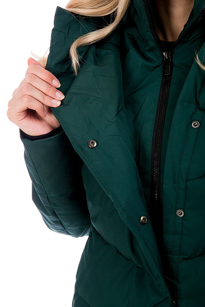 Женский зимний Пуховик WHS Зеленый, 8783151