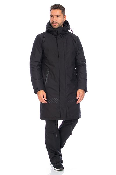 Мужская зимняя Парка Lafor Черный, 767067