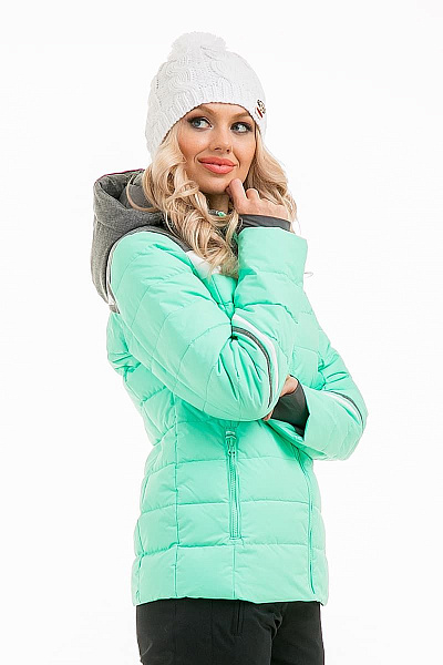 Женский горнолыжный Пуховик High Experience Мятный, 6980200