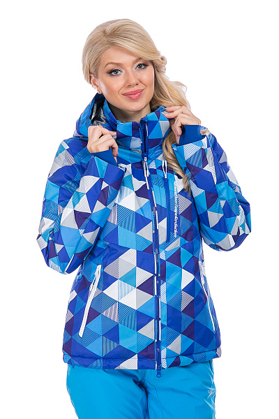Женская горнолыжная Куртка WHS Голубой, 8783196