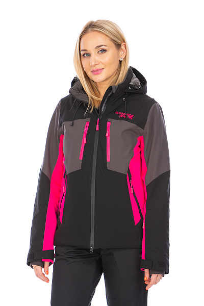 Женская горнолыжная Куртка Running River Черный, 8278130