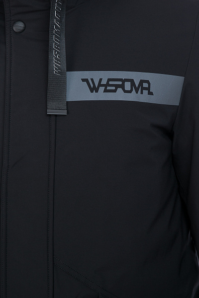 Мужская зимняя Парка WHS Черный, 8783183