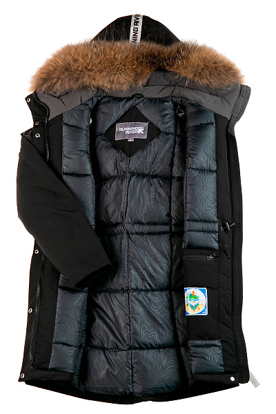 Женская зимняя Парка Running River Черный, 827884