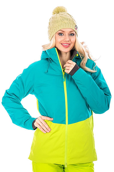 Женская горнолыжная Куртка Running River Бирюзовый, 827822