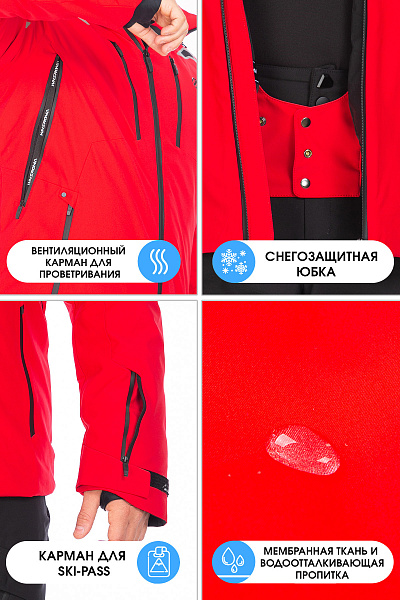 Куртка WHS Красный, 8783412