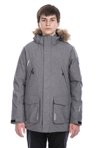 Детская зимняя Парка WHS Серый, 8783284