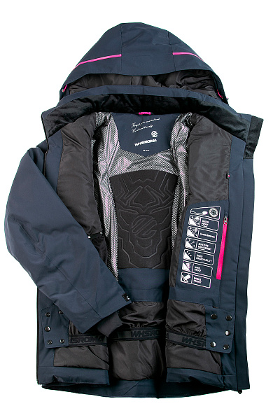 Женская горнолыжная Куртка WHS Темно-синий, 8783341