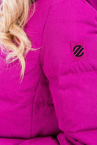 Женский зимний Пуховик WHS Фиолетовый, 8783150