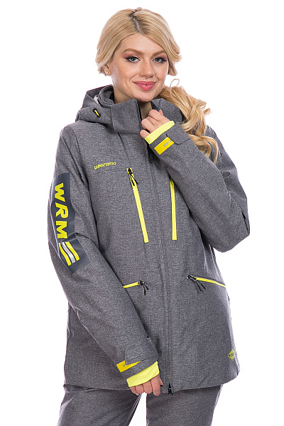 Женская горнолыжная Куртка WHS Темно-серый, 8783237