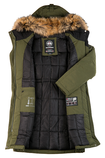 Женская зимняя Парка High Experience Хаки, 6980333