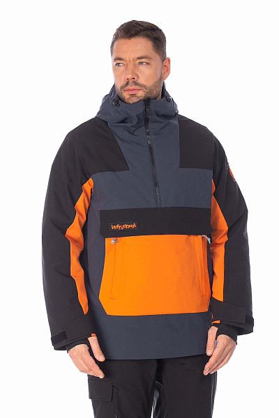 Анорак WHS Темно-синий, 8783469