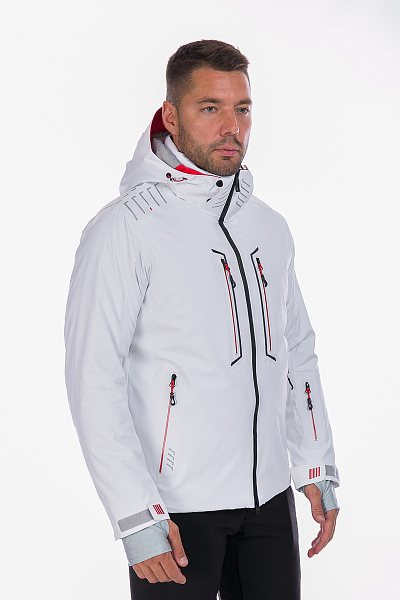 Мужская горнолыжная Куртка WHS Белый, 8783202