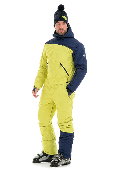 Мужской горнолыжный Комбинезон Snow Headquarter Желтый, 83817