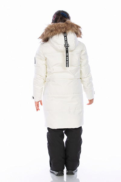 Детский зимний Пуховик WHS Белый, 8783325