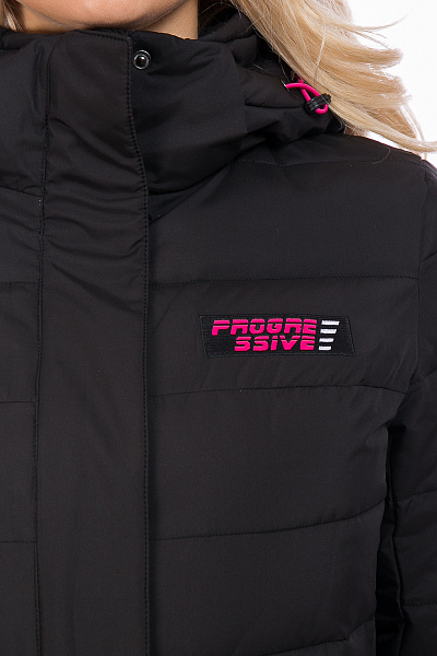 Женский зимний Пуховик WHS Черный, 8783205