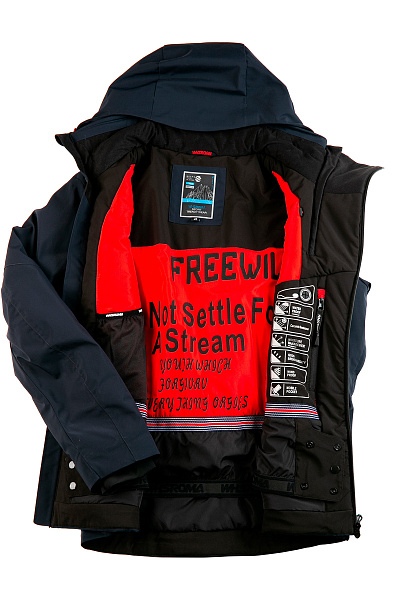 Мужская горнолыжная Куртка WHS Темно-синий, 8783318