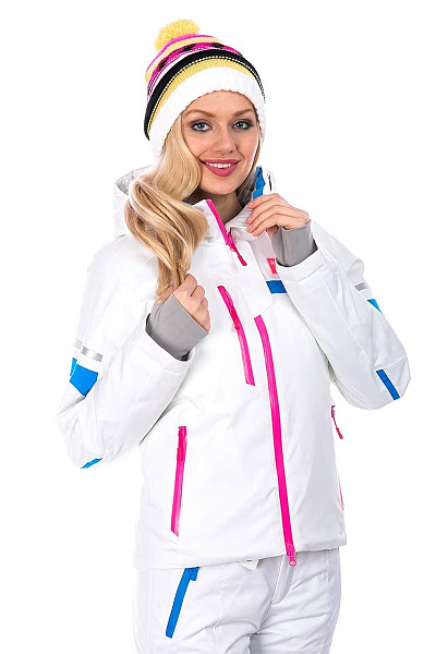 Женская горнолыжная Куртка Running River Белый, 827828