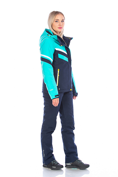Женский горнолыжный Костюм High Experience Бирюзовый, 6980402K1