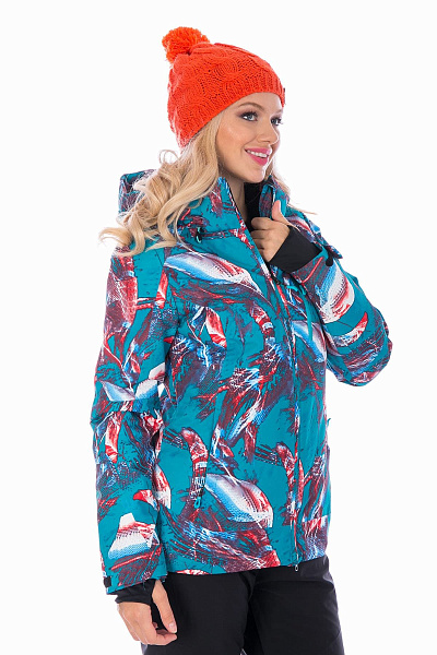 Женская горнолыжная Куртка WHS Бирюзовый, 8783157