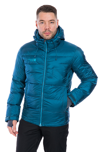 Мужской горнолыжный Пуховик Running River Темно-синий, 827869