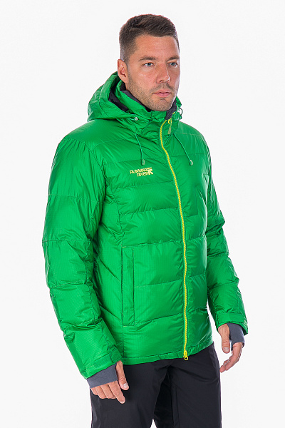 Мужской горнолыжный Пуховик Running River Зеленый, 827869